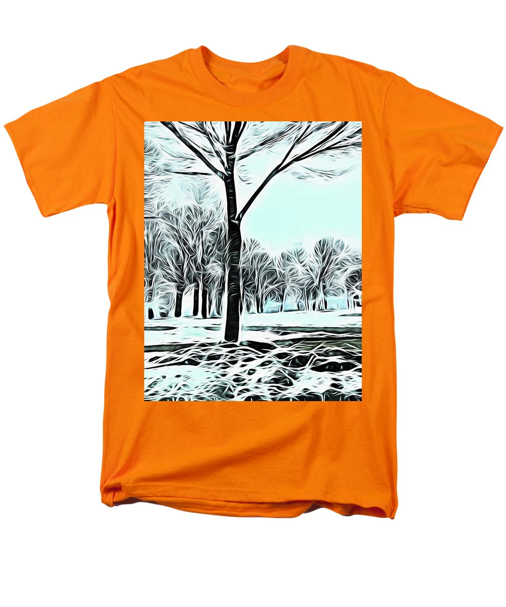 Lake Michigan In Winter - Men's T-Shirt  (Regular Fit)