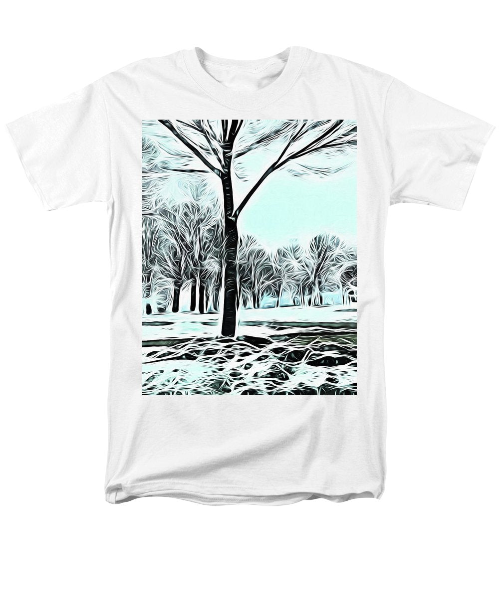 Lake Michigan In Winter - Men's T-Shirt  (Regular Fit)