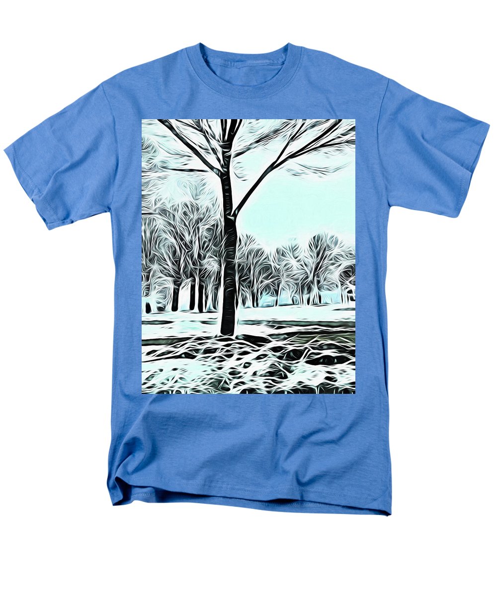 Lake Michigan In Winter - Men's T-Shirt  (Regular Fit)