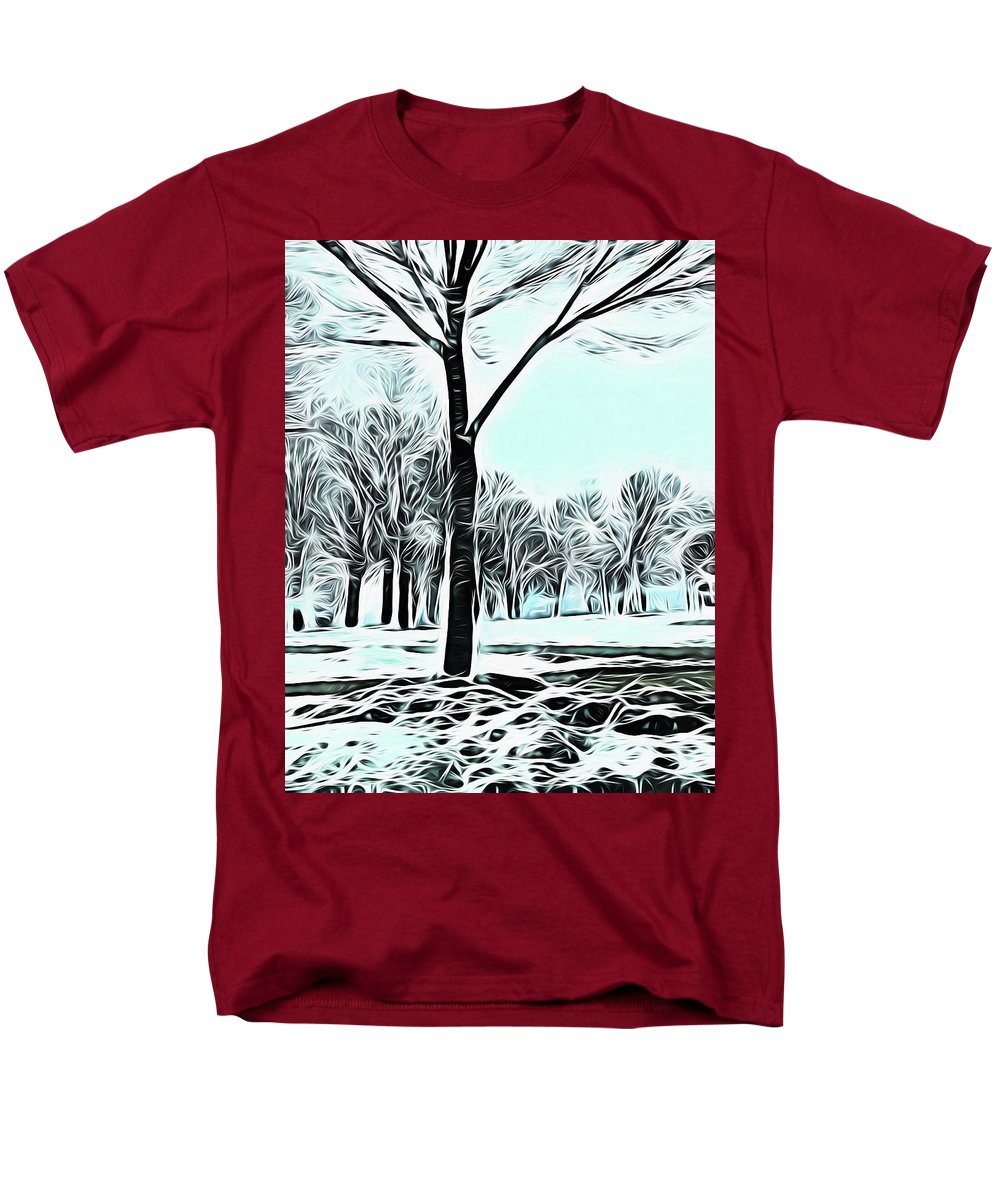 Lake Michigan In Winter - Men's T-Shirt  (Regular Fit)