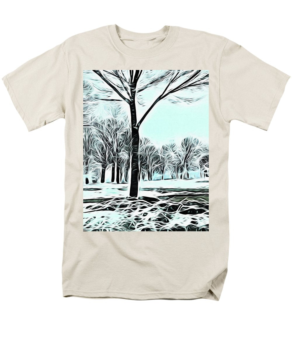 Lake Michigan In Winter - Men's T-Shirt  (Regular Fit)