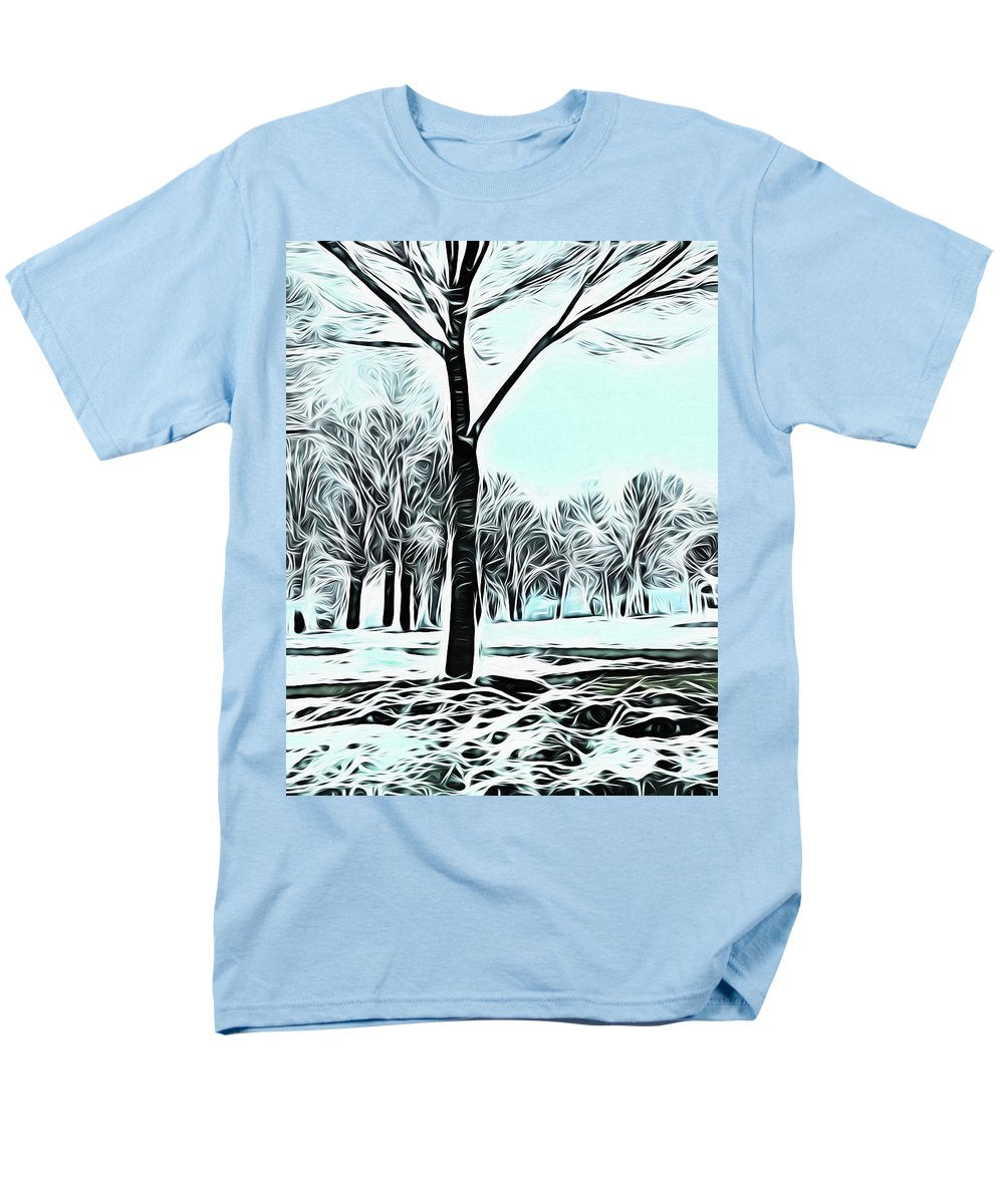 Lake Michigan In Winter - Men's T-Shirt  (Regular Fit)