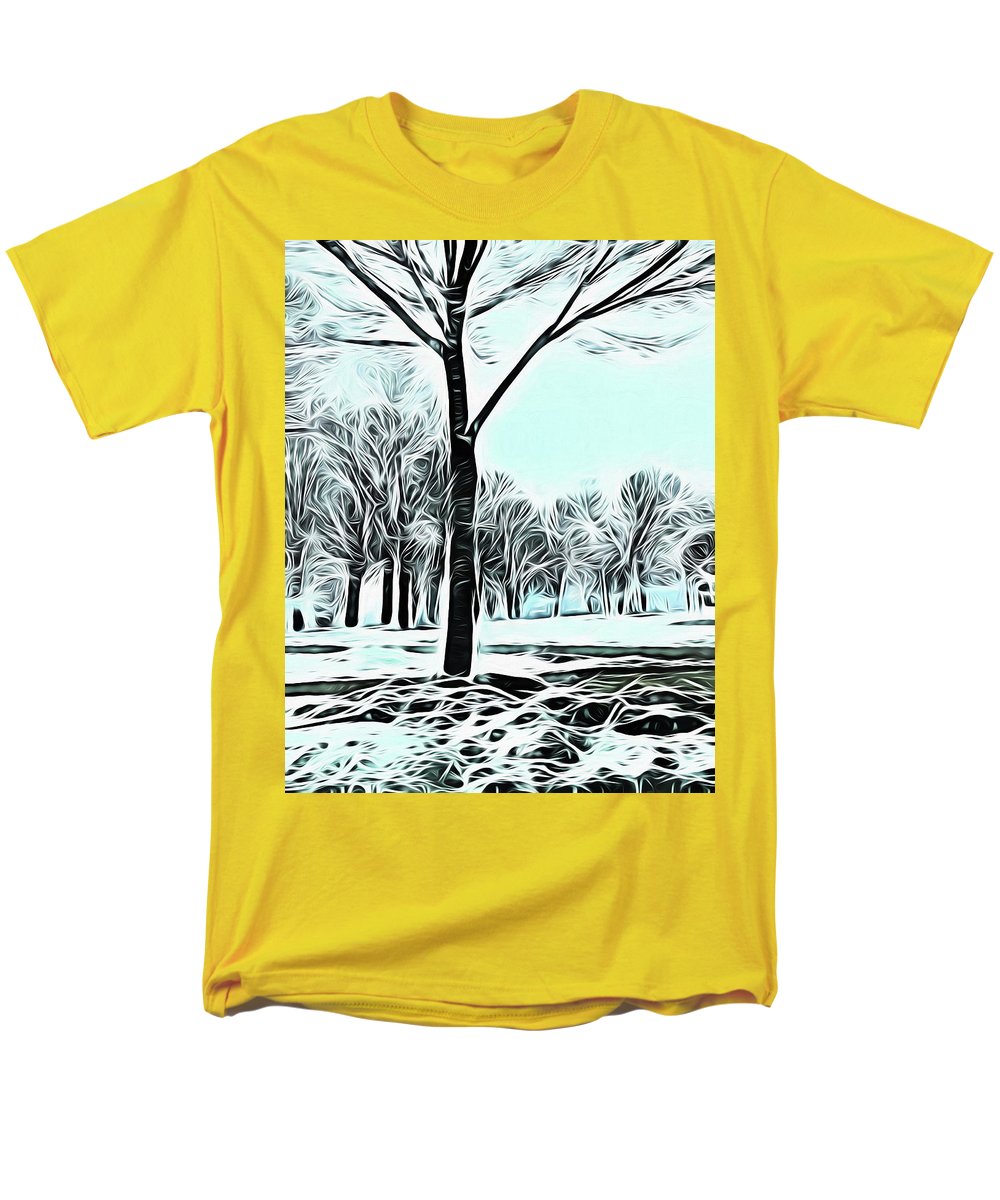 Lake Michigan In Winter - Men's T-Shirt  (Regular Fit)