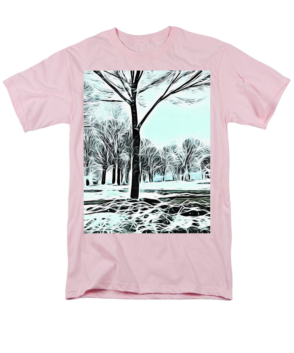 Lake Michigan In Winter - Men's T-Shirt  (Regular Fit)