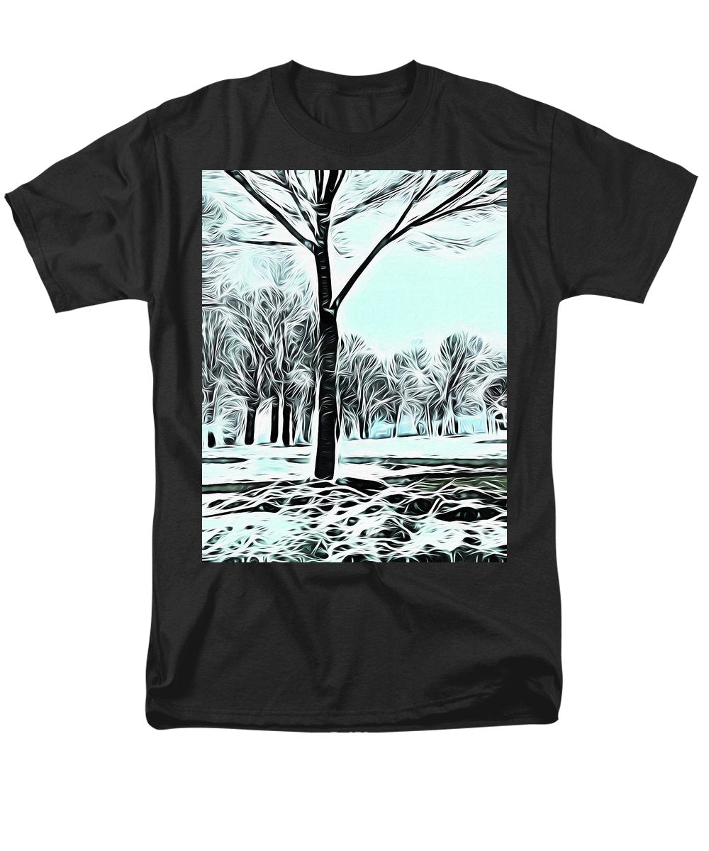 Lake Michigan In Winter - Men's T-Shirt  (Regular Fit)