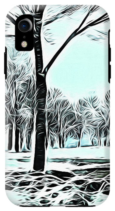 Lake Michigan In Winter - Phone Case