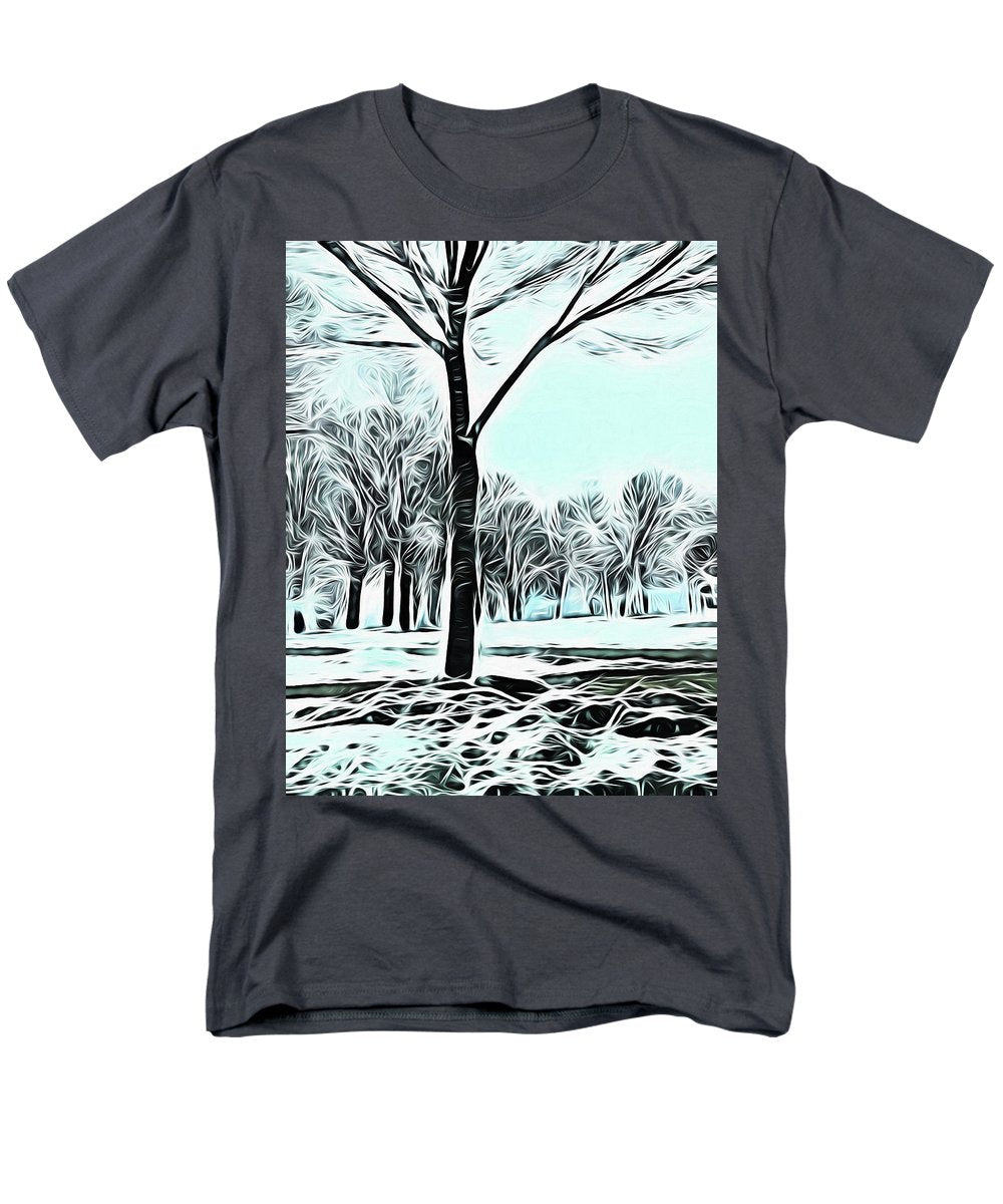 Lake Michigan In Winter - Men's T-Shirt  (Regular Fit)