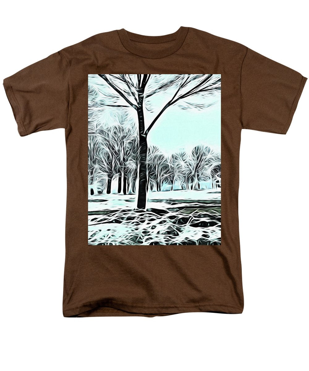 Lake Michigan In Winter - Men's T-Shirt  (Regular Fit)