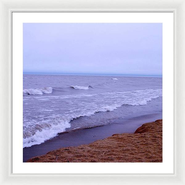 Lake Michigan Waves - Framed Print