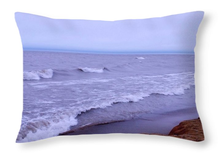 Lake Michigan Waves - Throw Pillow