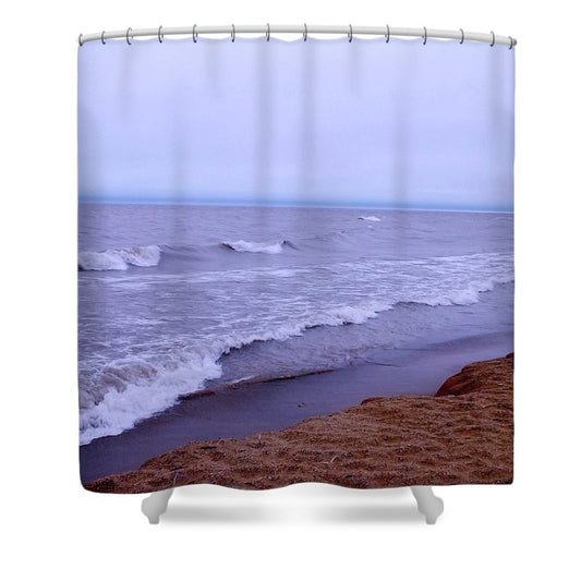 Lake Michigan Waves - Shower Curtain