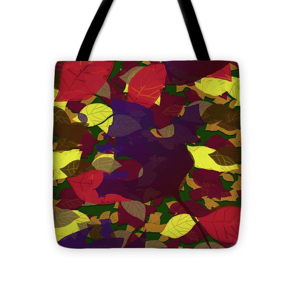 Leaf Brush Collage - Tote Bag