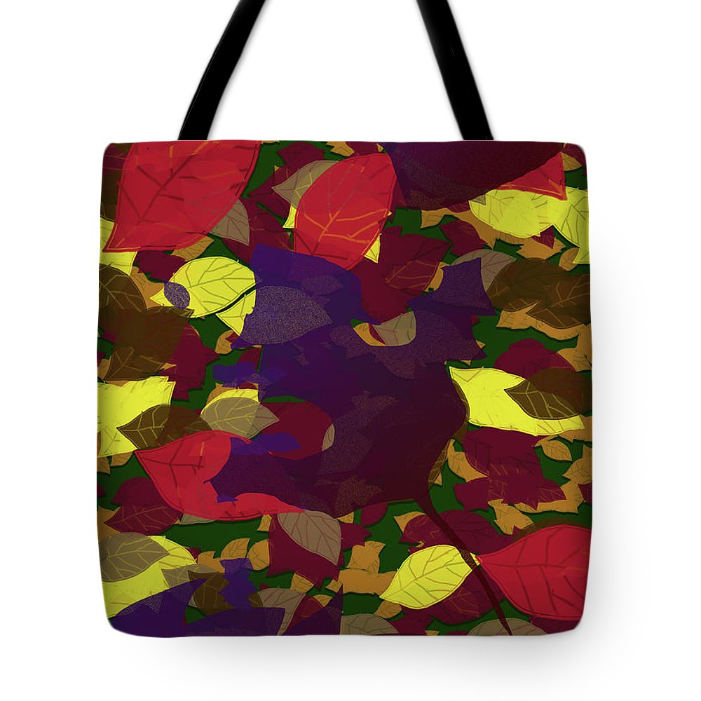 Leaf Brush Collage - Tote Bag
