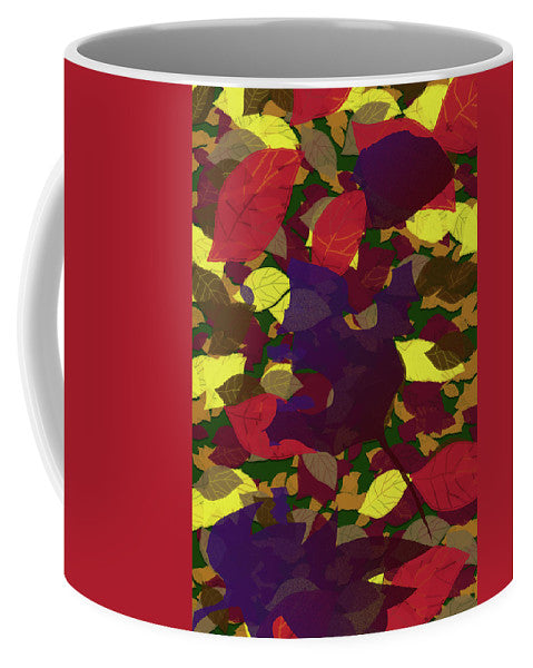Leaf Brush Collage - Mug