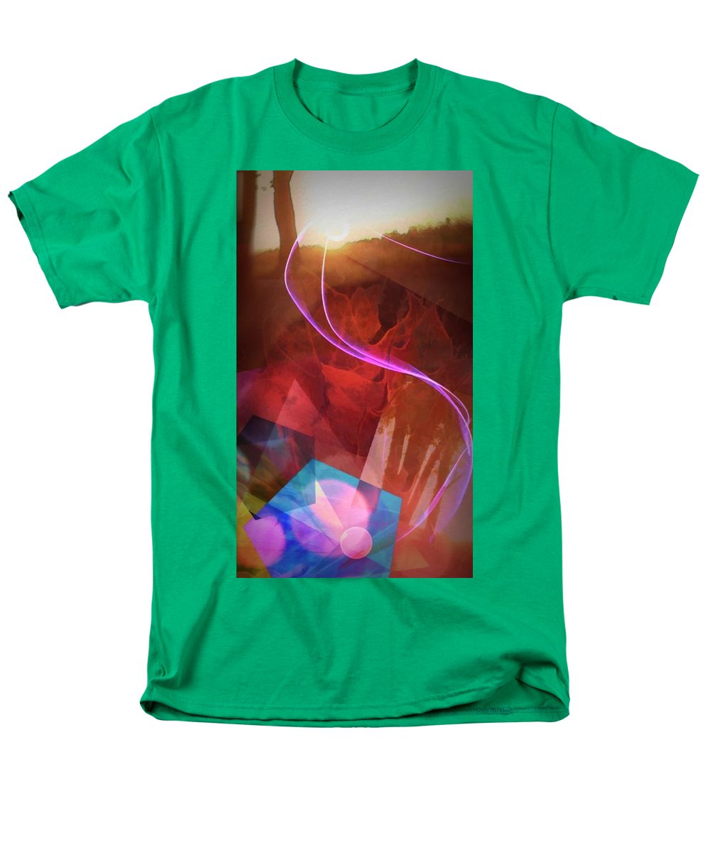 Leaf In A Sunlight Stream - Men's T-Shirt  (Regular Fit)