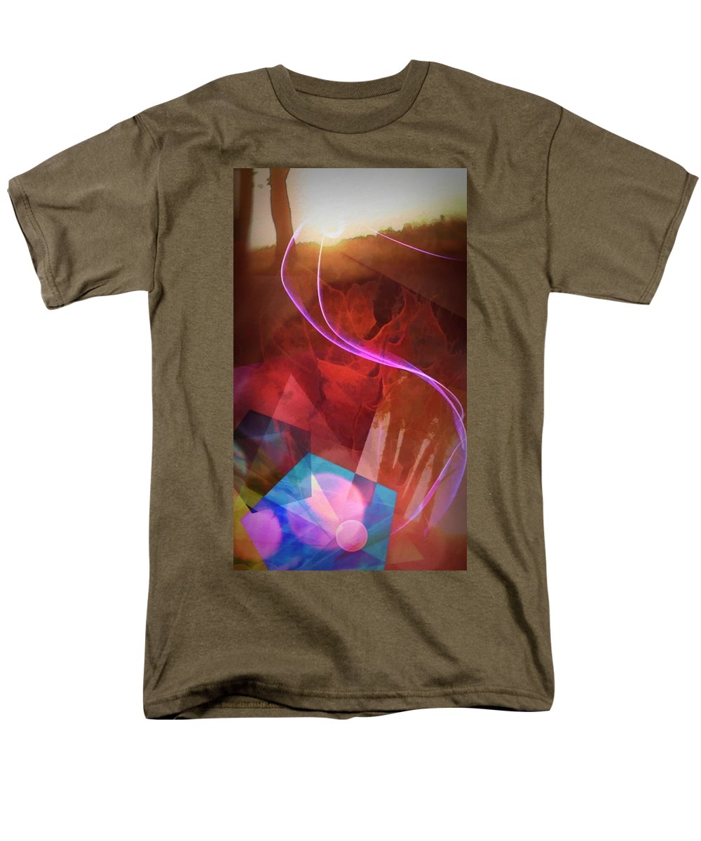 Leaf In A Sunlight Stream - Men's T-Shirt  (Regular Fit)