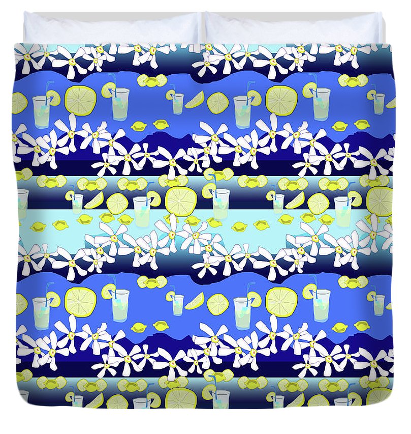 Lemonade Pattern - Duvet Cover