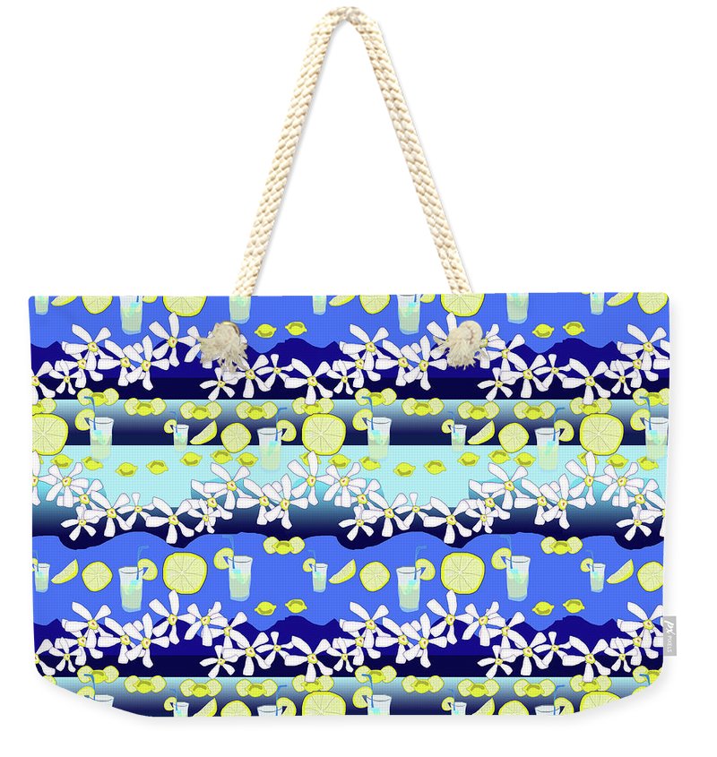 Lemonade Pattern - Weekender Tote Bag
