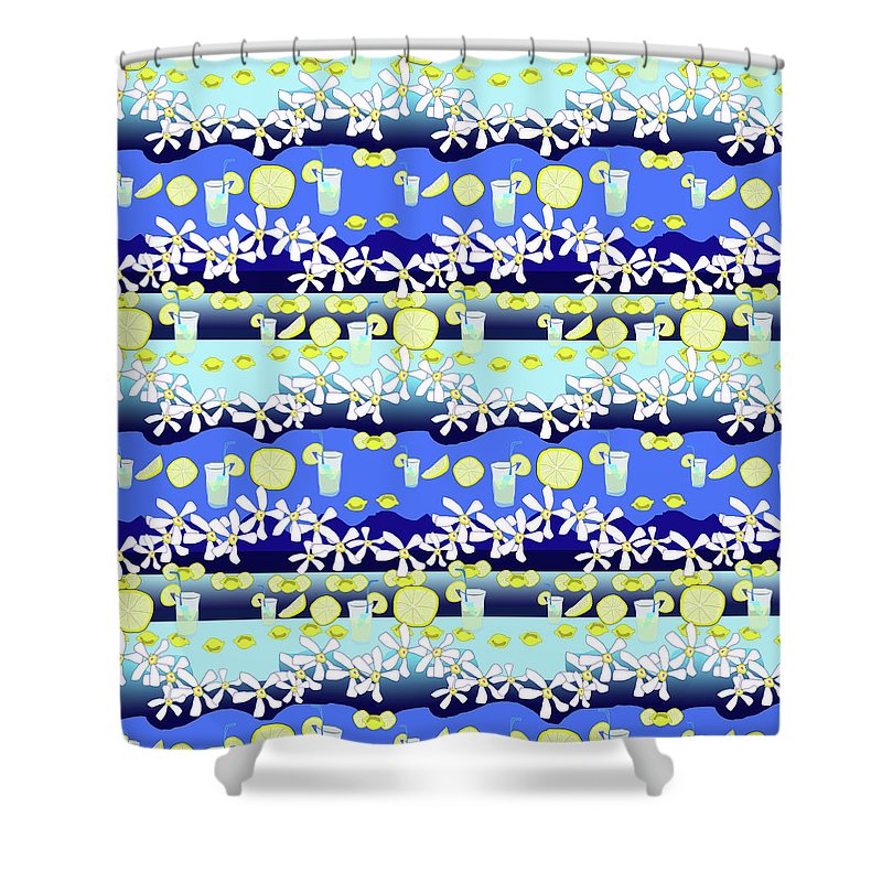 Lemonade Pattern - Shower Curtain