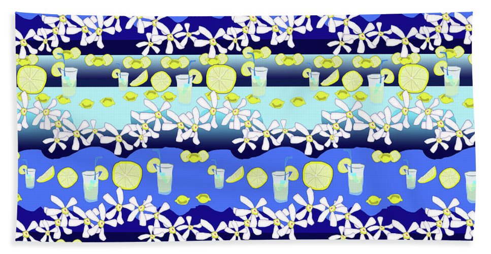 Lemonade Pattern - Beach Towel