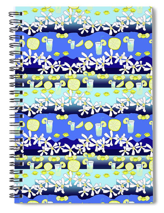 Lemonade Pattern - Spiral Notebook