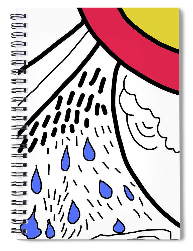 Let It Rain - Spiral Notebook