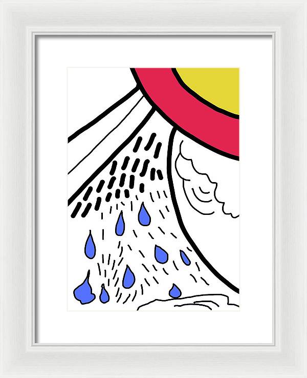 Let It Rain - Framed Print