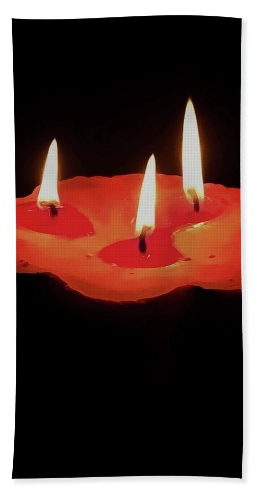 Light a Three Way Candle - Beach Towel