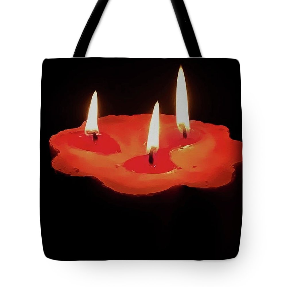 Light a Three Way Candle - Tote Bag