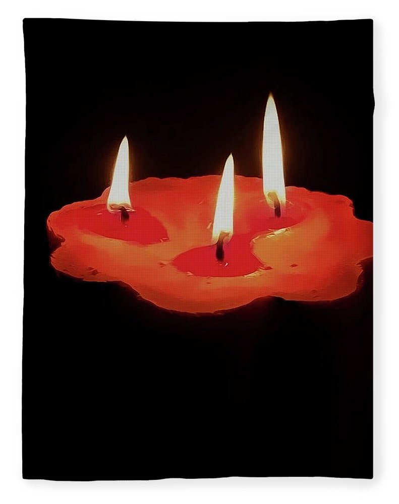 Light a Three Way Candle - Blanket