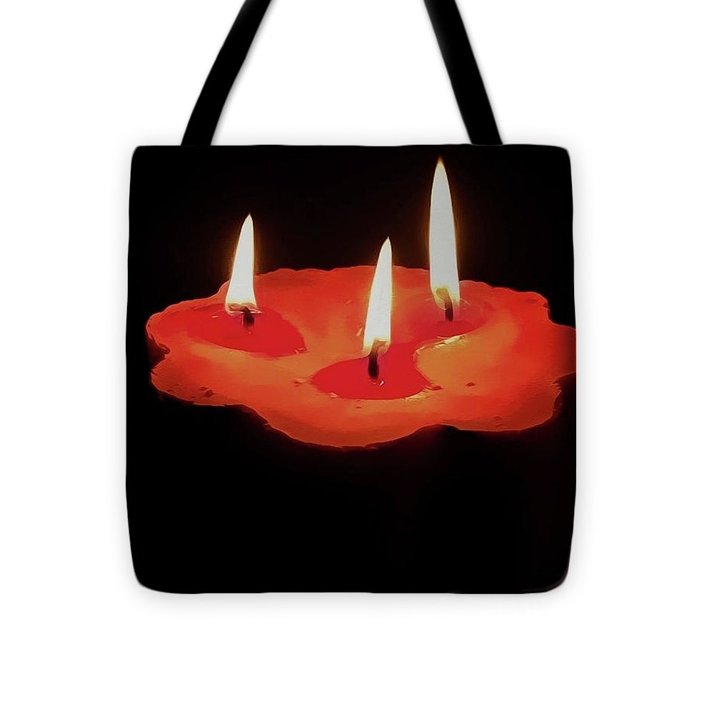 Light a Three Way Candle - Tote Bag