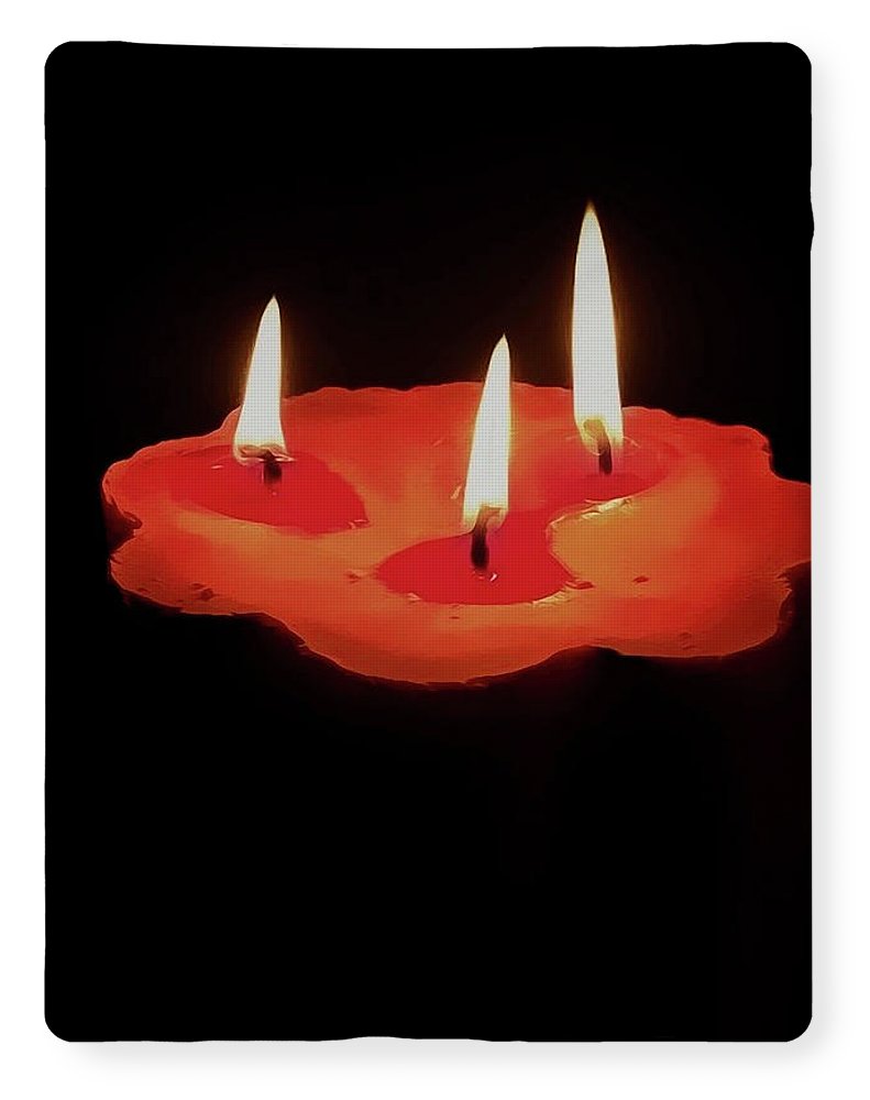 Light a Three Way Candle - Blanket