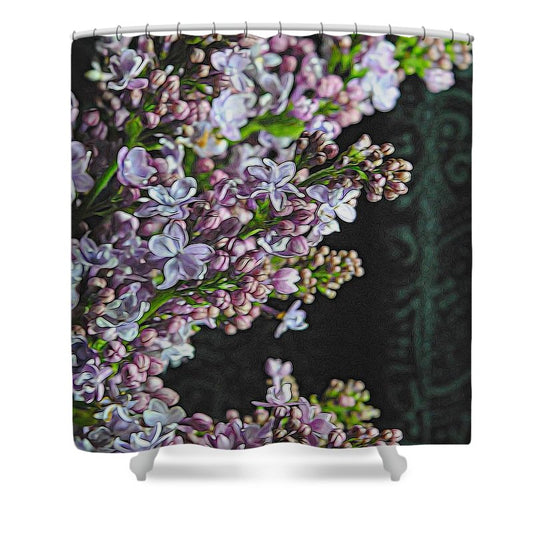 Light Lavender Lilacs - Shower Curtain