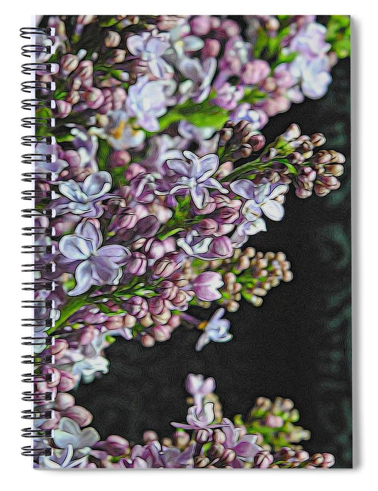 Light Lavender Lilacs - Spiral Notebook