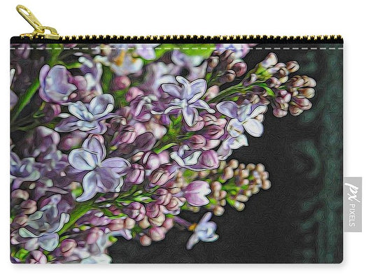 Light Lavender Lilacs - Carry-All Pouch