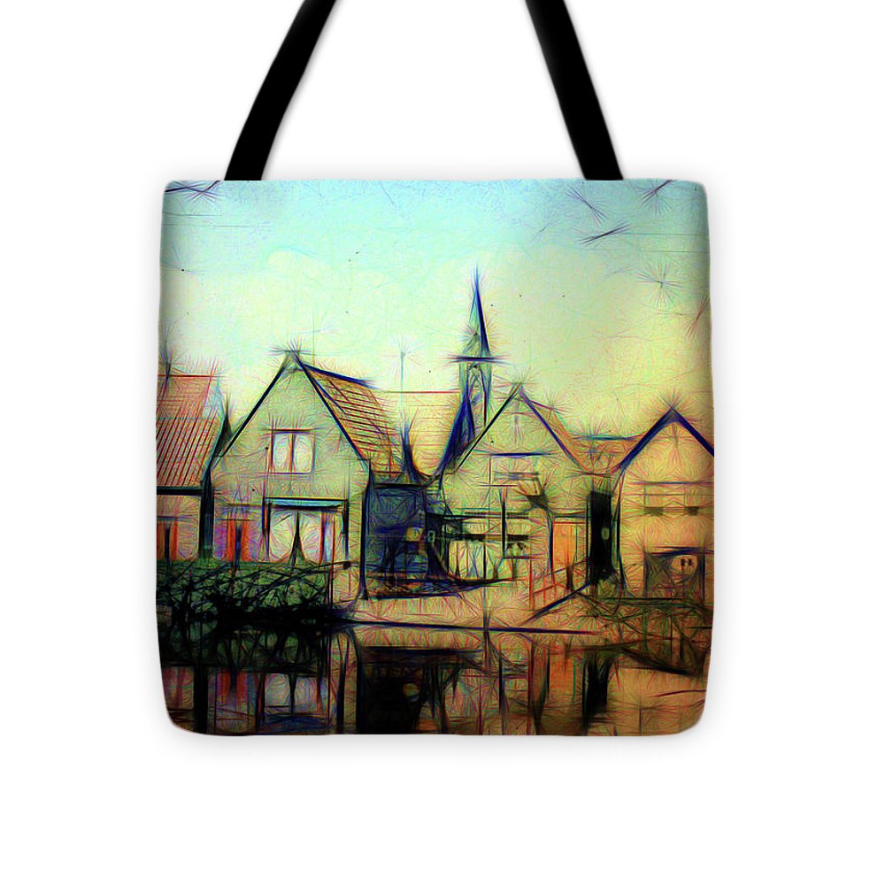 Light Look In A. Little Town - Tote Bag