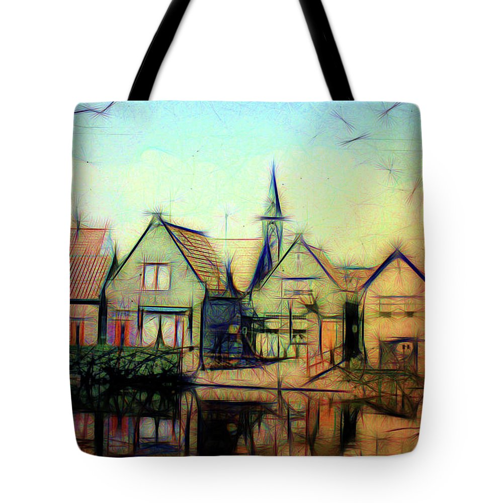 Light Look In A. Little Town - Tote Bag