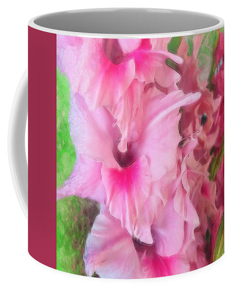 Light Pink Gladiolas - Mug