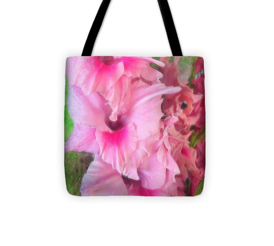 Light Pink Gladiolas - Tote Bag