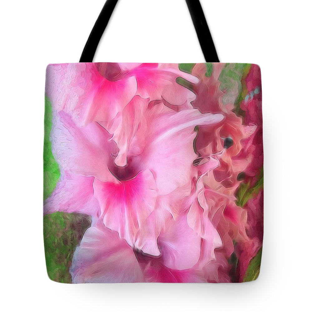 Light Pink Gladiolas - Tote Bag