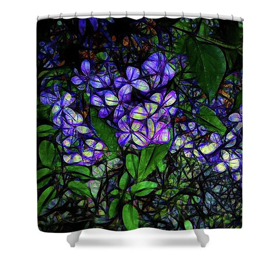 Lilac Abstract - Shower Curtain