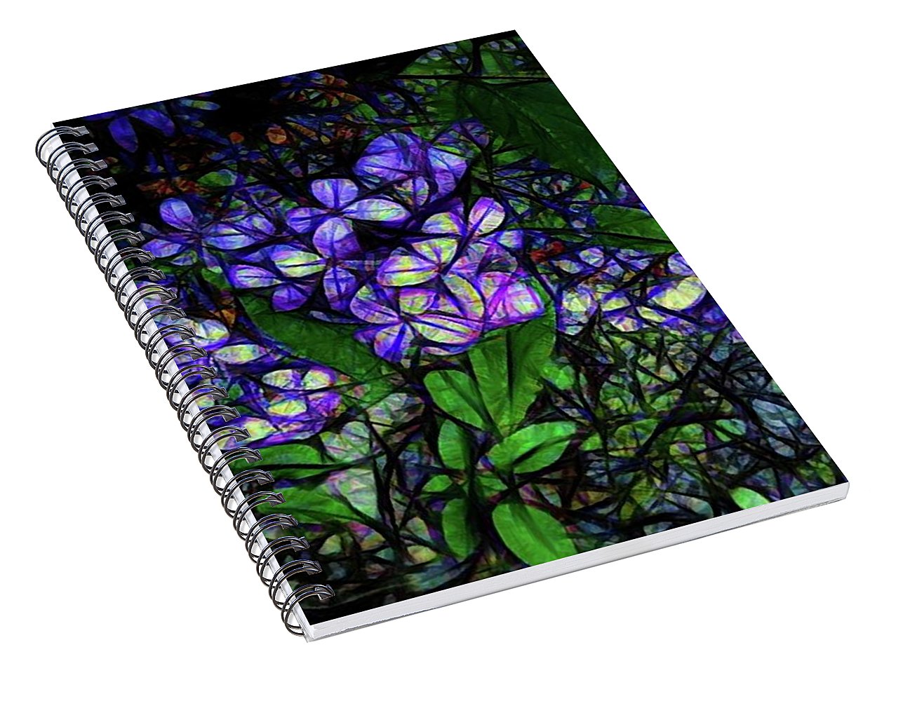 Lilac Abstract - Spiral Notebook