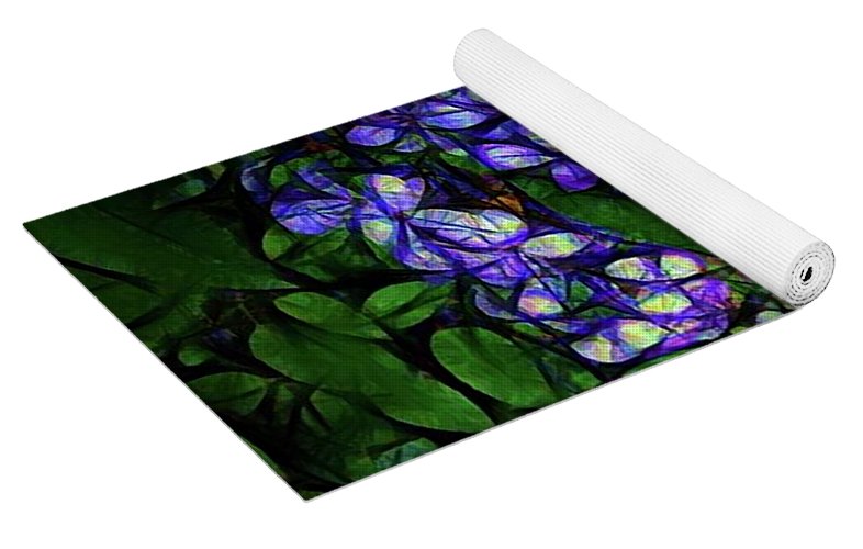 Lilac Abstract - Yoga Mat