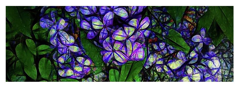 Lilac Abstract - Yoga Mat