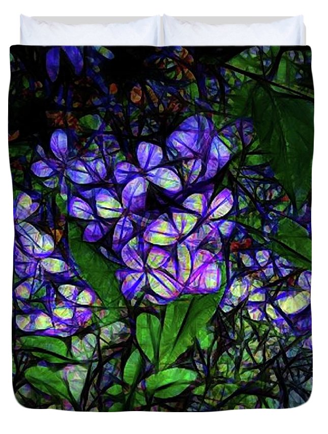 Lilac Abstract - Duvet Cover