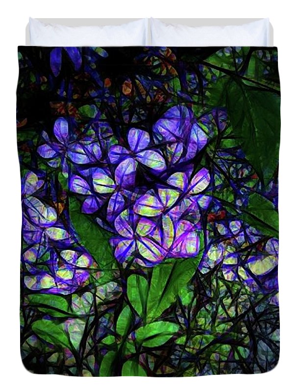 Lilac Abstract - Duvet Cover