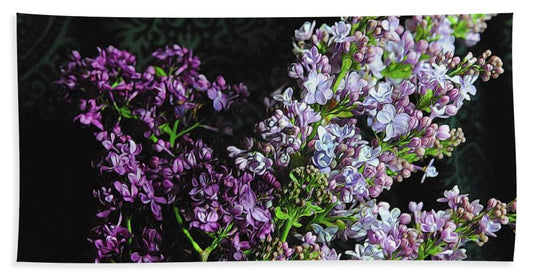 Lilacs Bouquet - Bath Towel