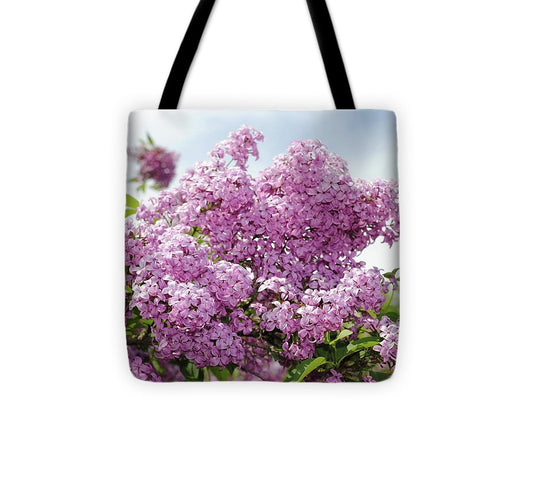Lilacs With Sky - Tote Bag