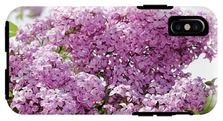 Lilacs With Sky - Phone Case