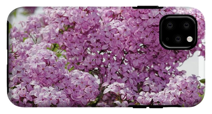 Lilacs With Sky - Phone Case